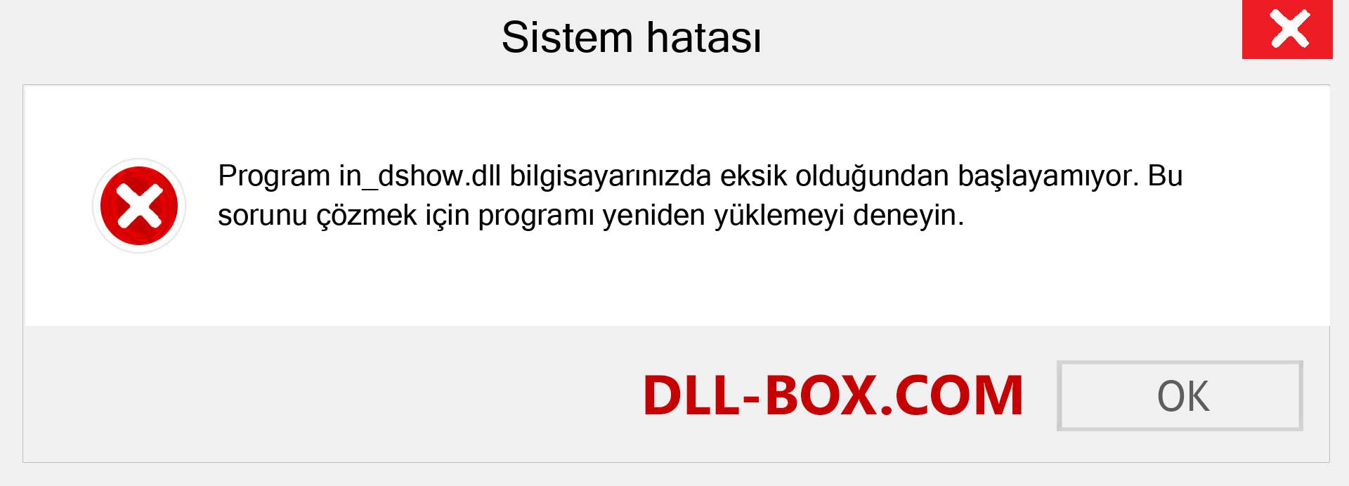 in_dshow.dll dosyası eksik mi? Windows 7, 8, 10 için İndirin - Windows'ta in_dshow dll Eksik Hatasını Düzeltin, fotoğraflar, resimler